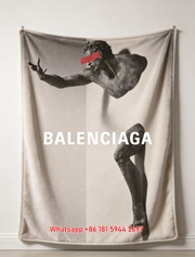 BALENCIAGA Sculpture Art Flannel Sofa Throw Blanket for Wall Decor BA069